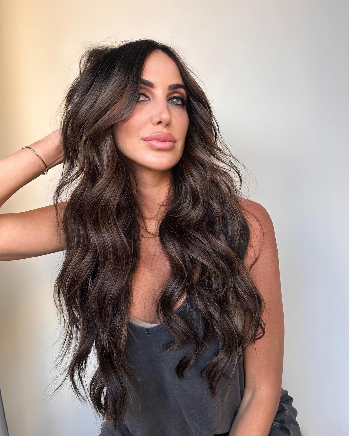 Balayage Highlights with Soft Waves