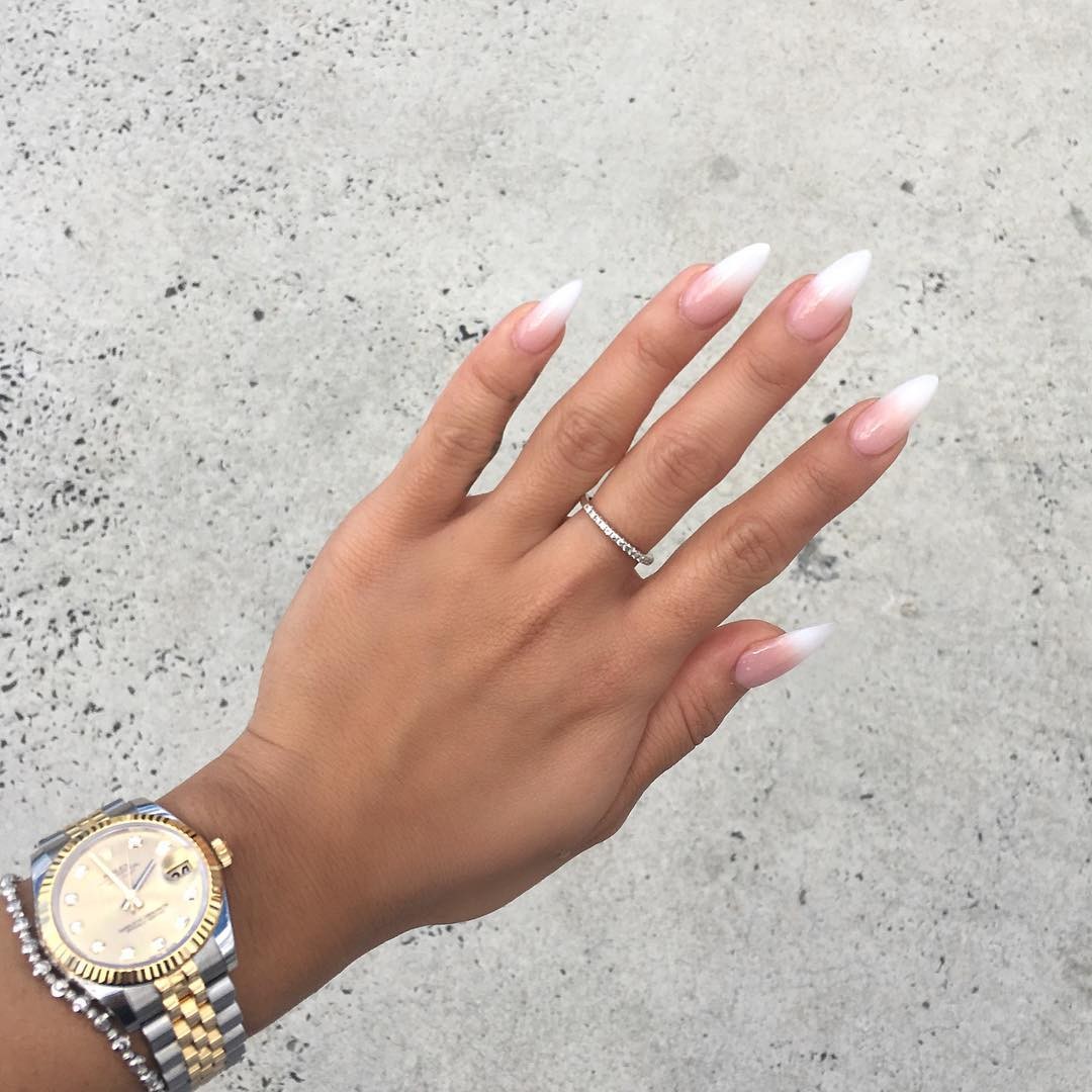 Classic White Ombre with a Modern Twist