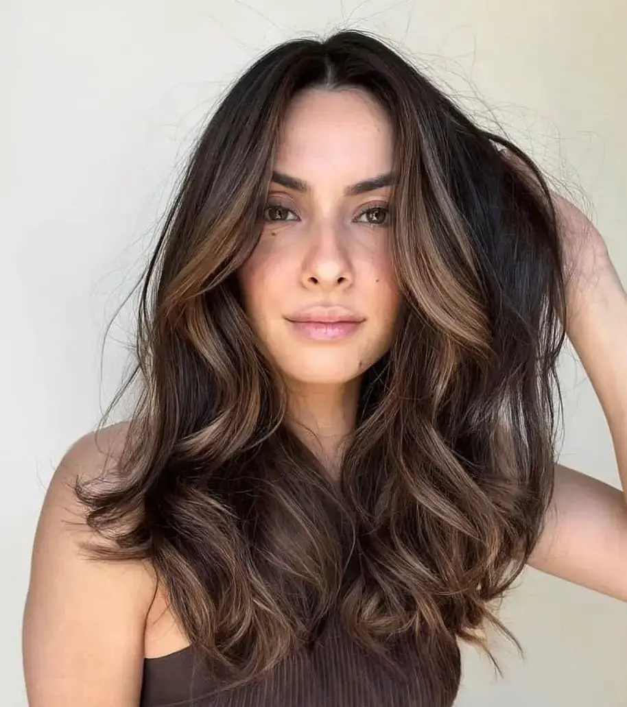 Subtle Caramel Highlights