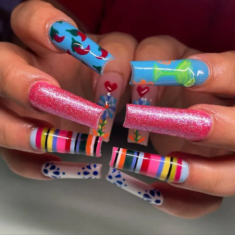 Top 27 Cinco De Mayo Nail Designs  Celebrate With Vibrant Nail Art