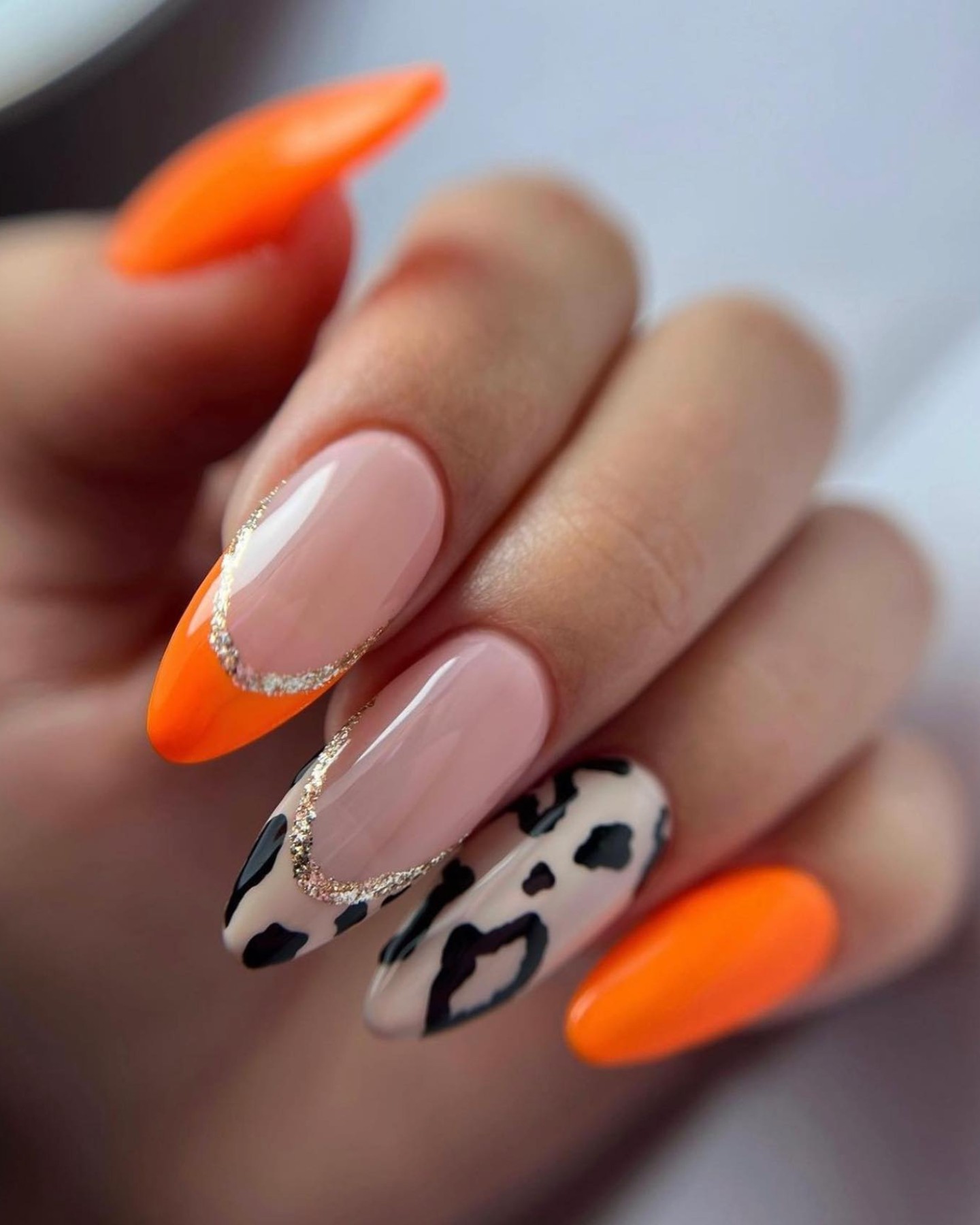 The Classic Chic of Orange and Leopard