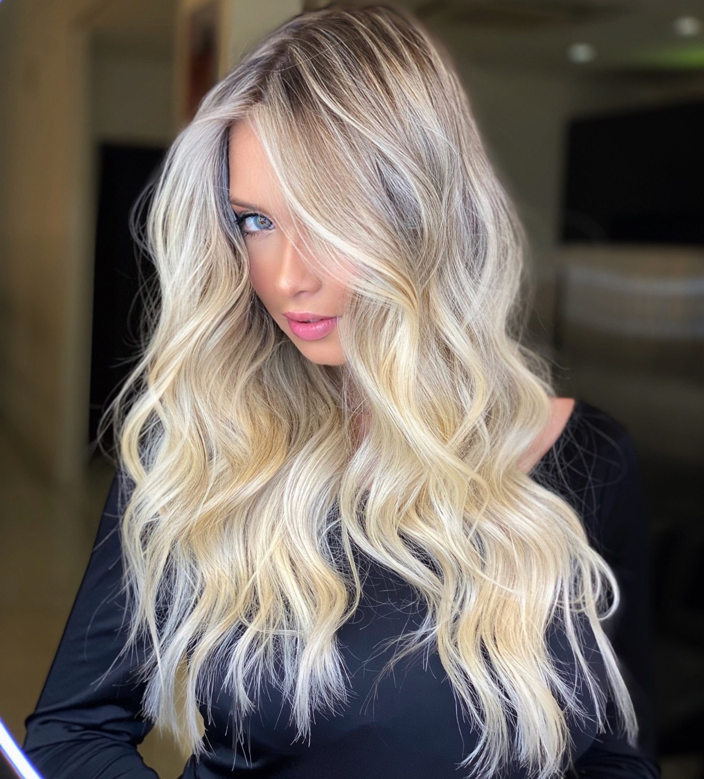 Ice Blonde Waves