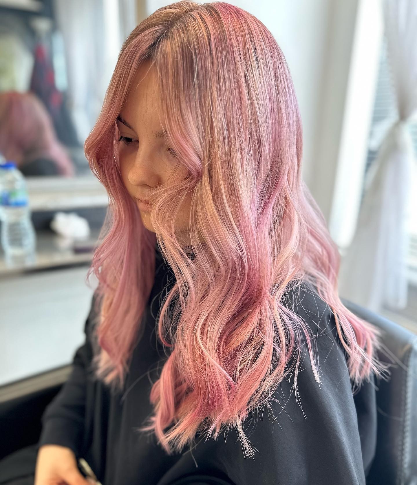 Pink Whisper in a Bob of Chic