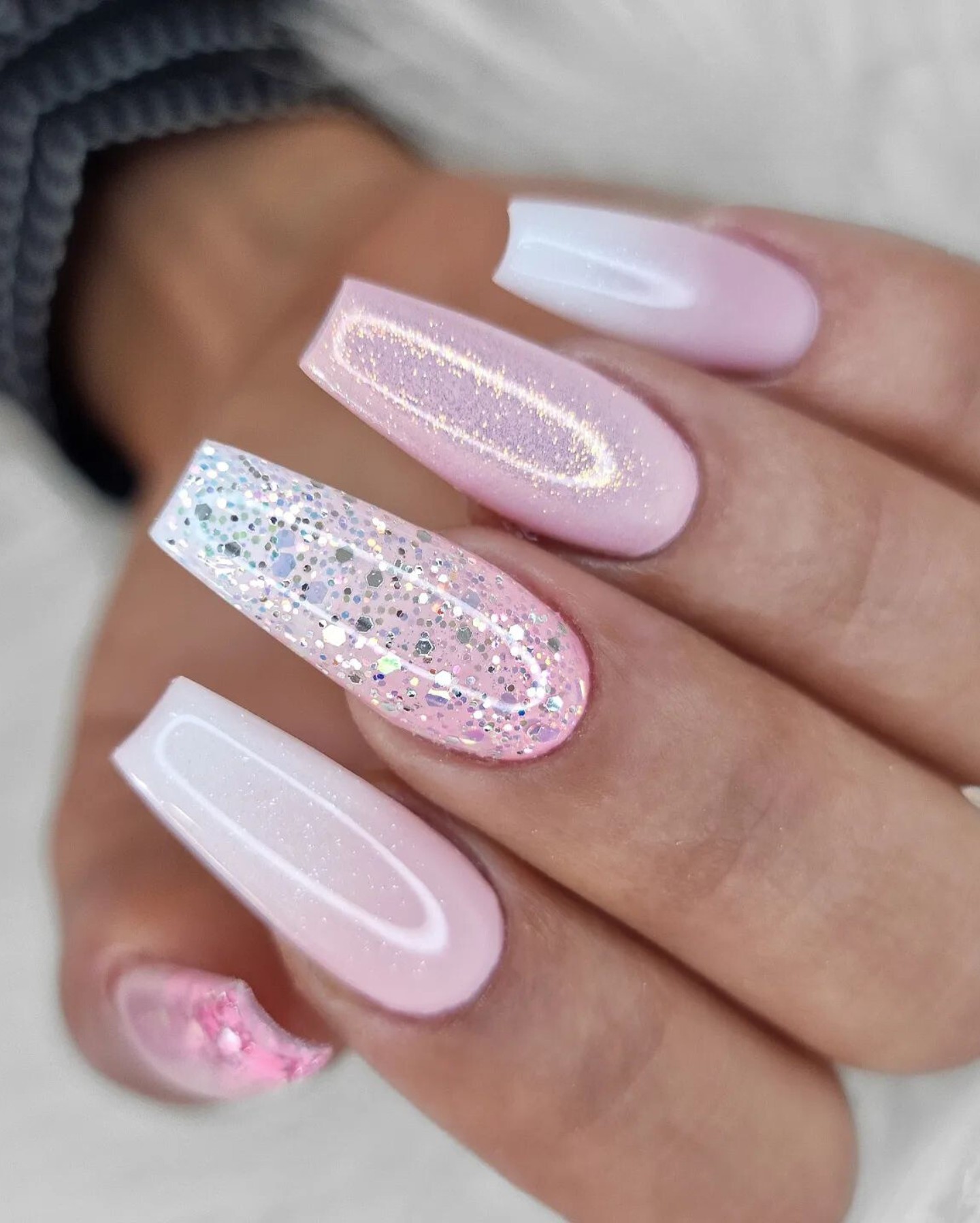 Pastel Perfection with Glitter Glamour