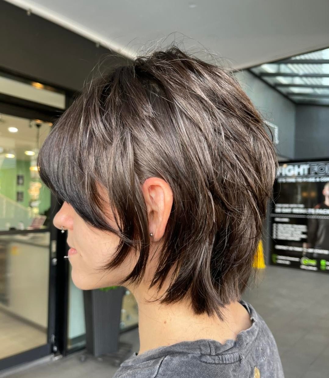 Layered Bob with Bangs