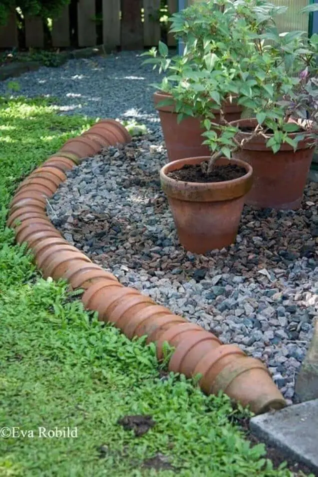 Unique Edge with Nested Flower Pots