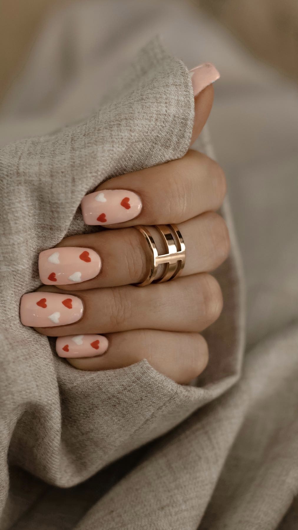 Whimsical Romance: Gel Nails with a Twist