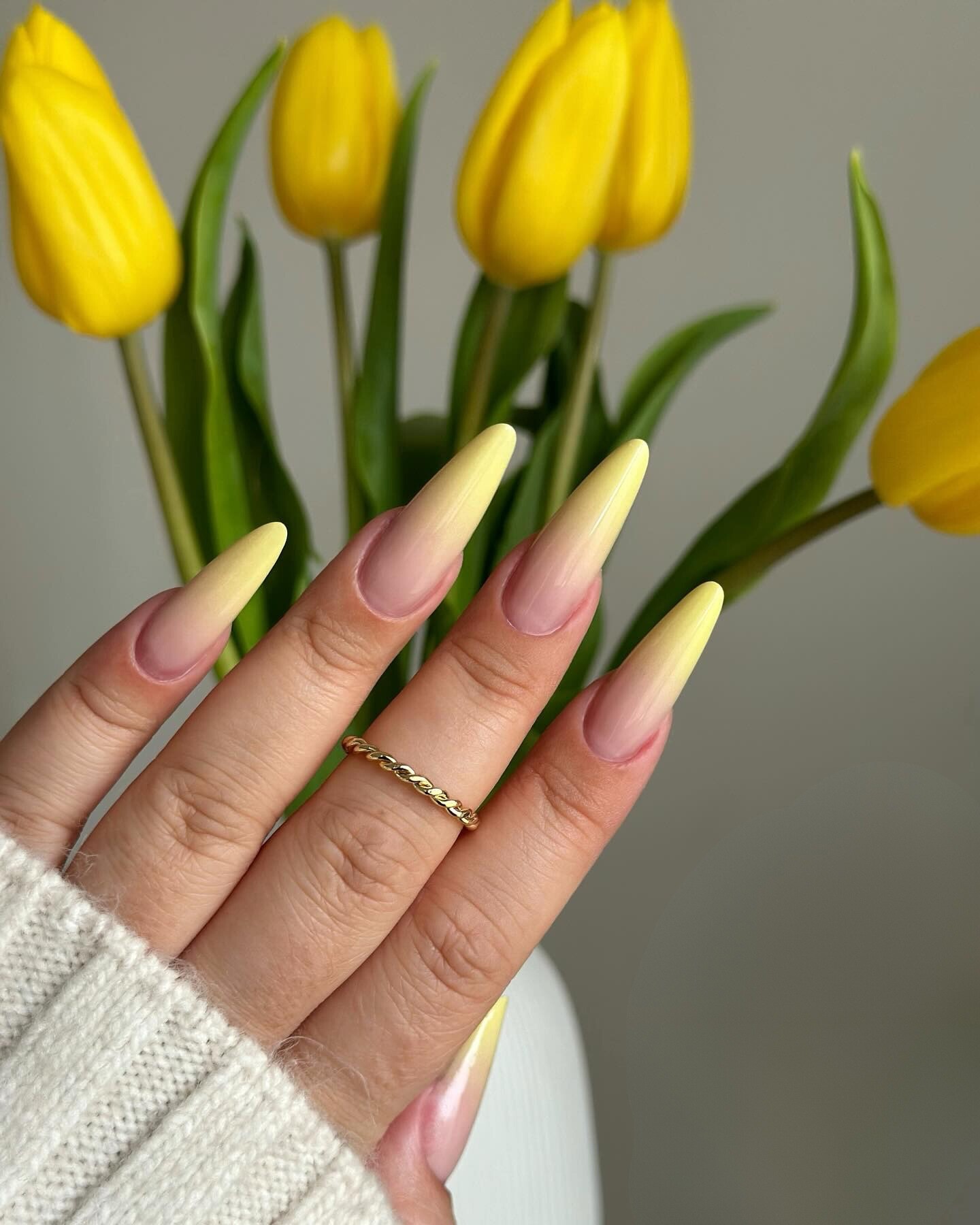 Bold Yellow Ombre for Spring