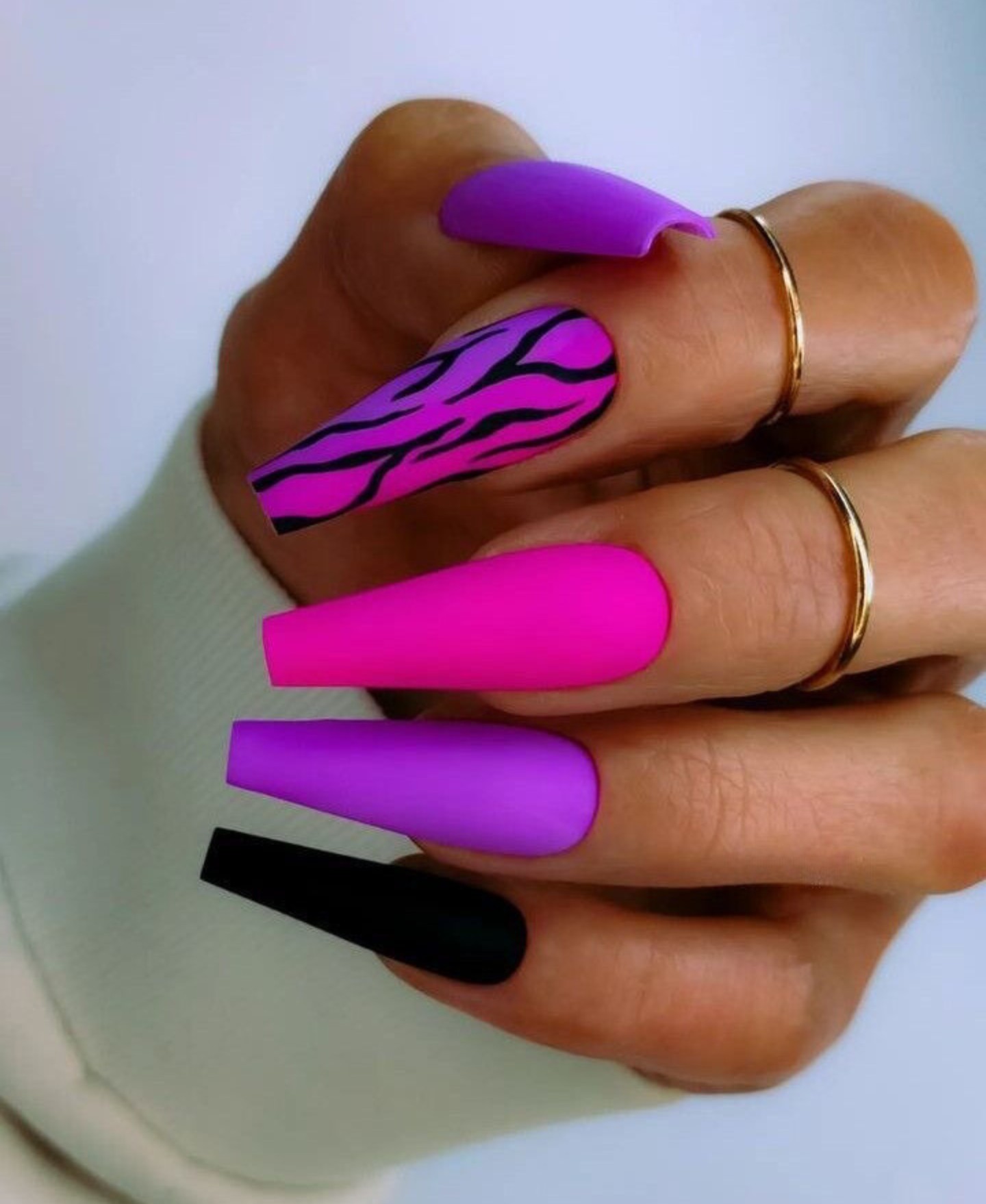 Neon Pink and Graphic Black