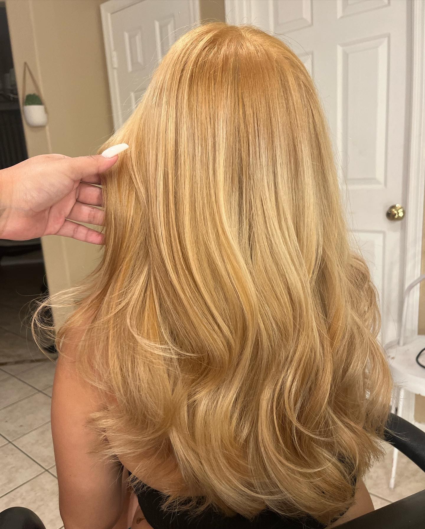 Luxurious Lengths with Golden Cascades