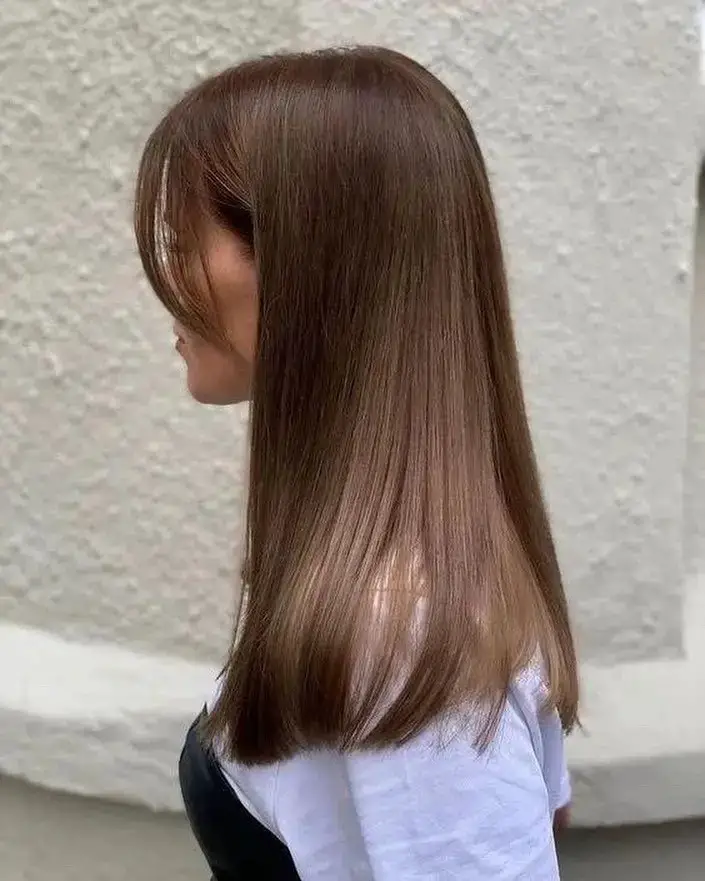 Sleek and Chic: 2024 Long Straight Cut