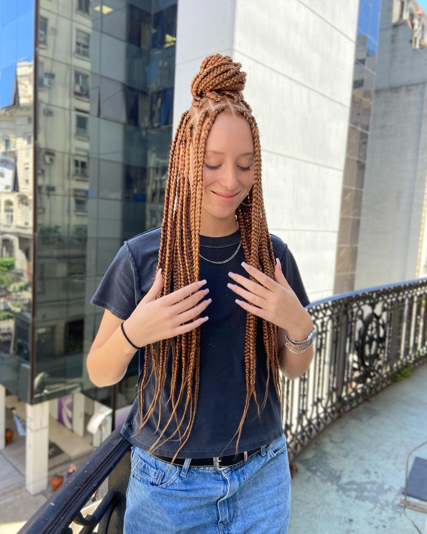 The Charm of Braided Top Knots