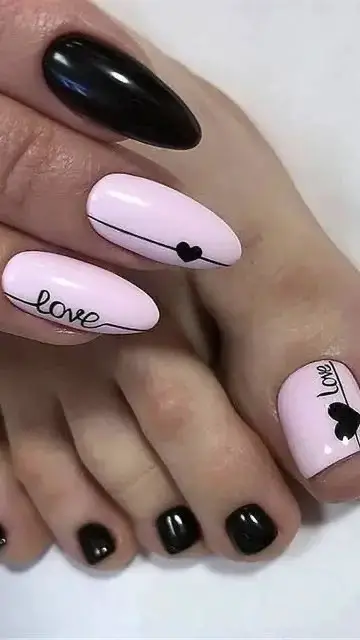 Black Hearts on Nude