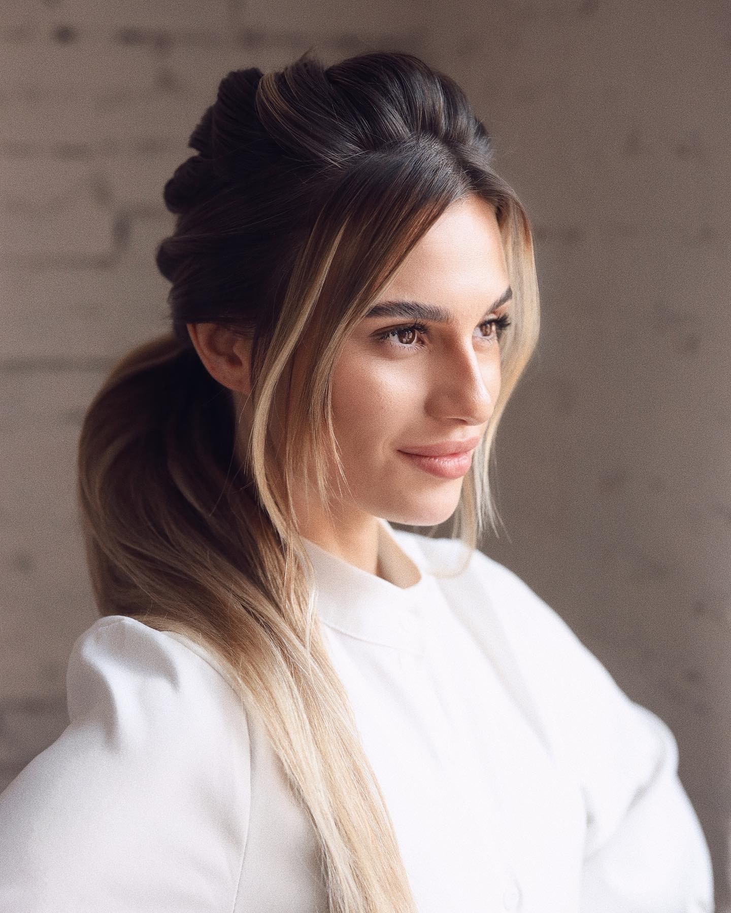 The Sleek and Chic: Low Ponytail Elegance