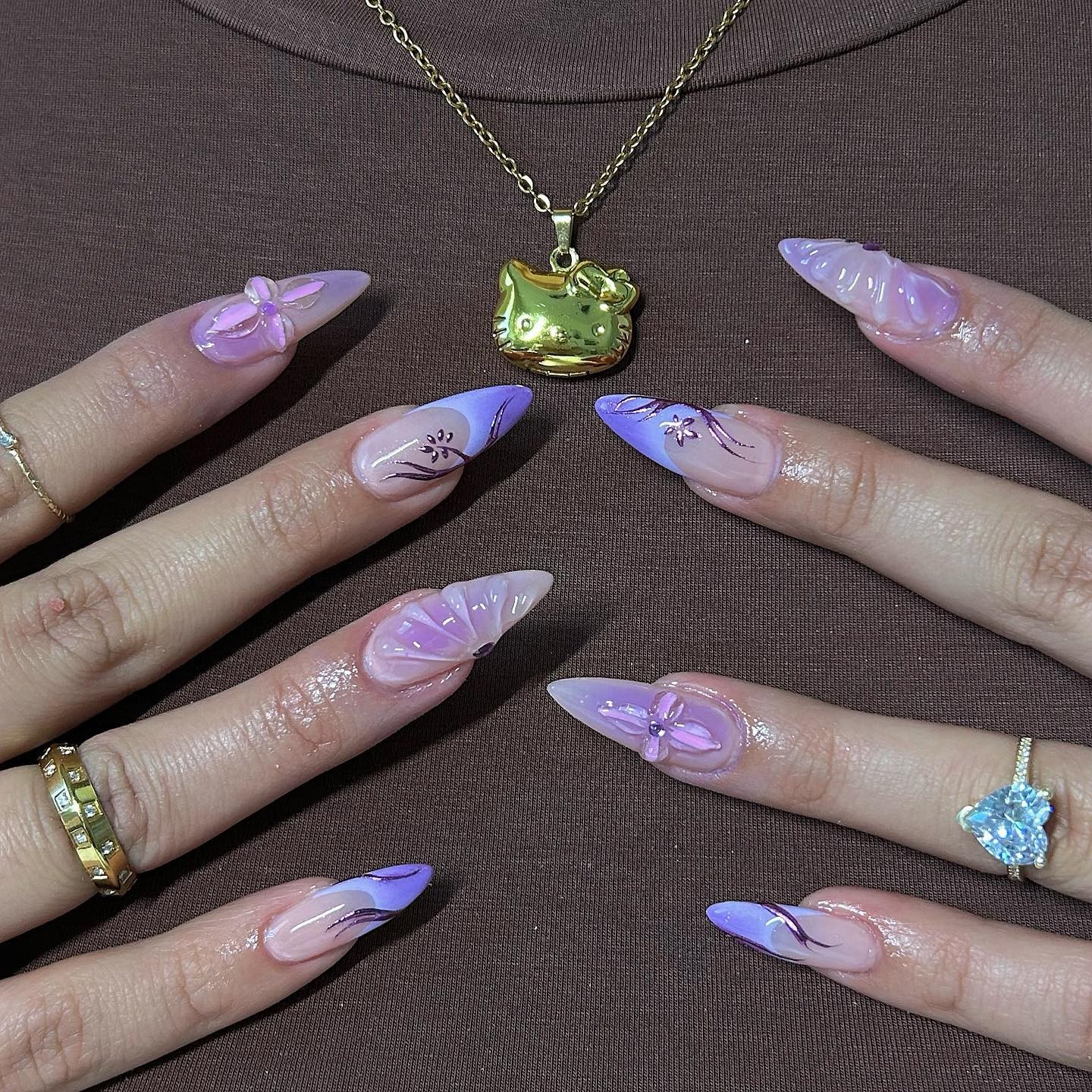 Elegant Lilac Nails