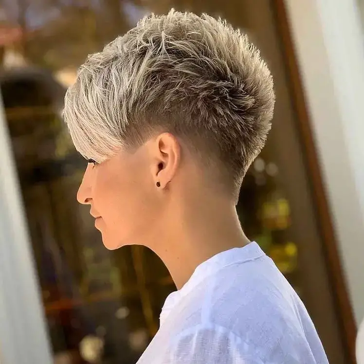 Textured Silver Top