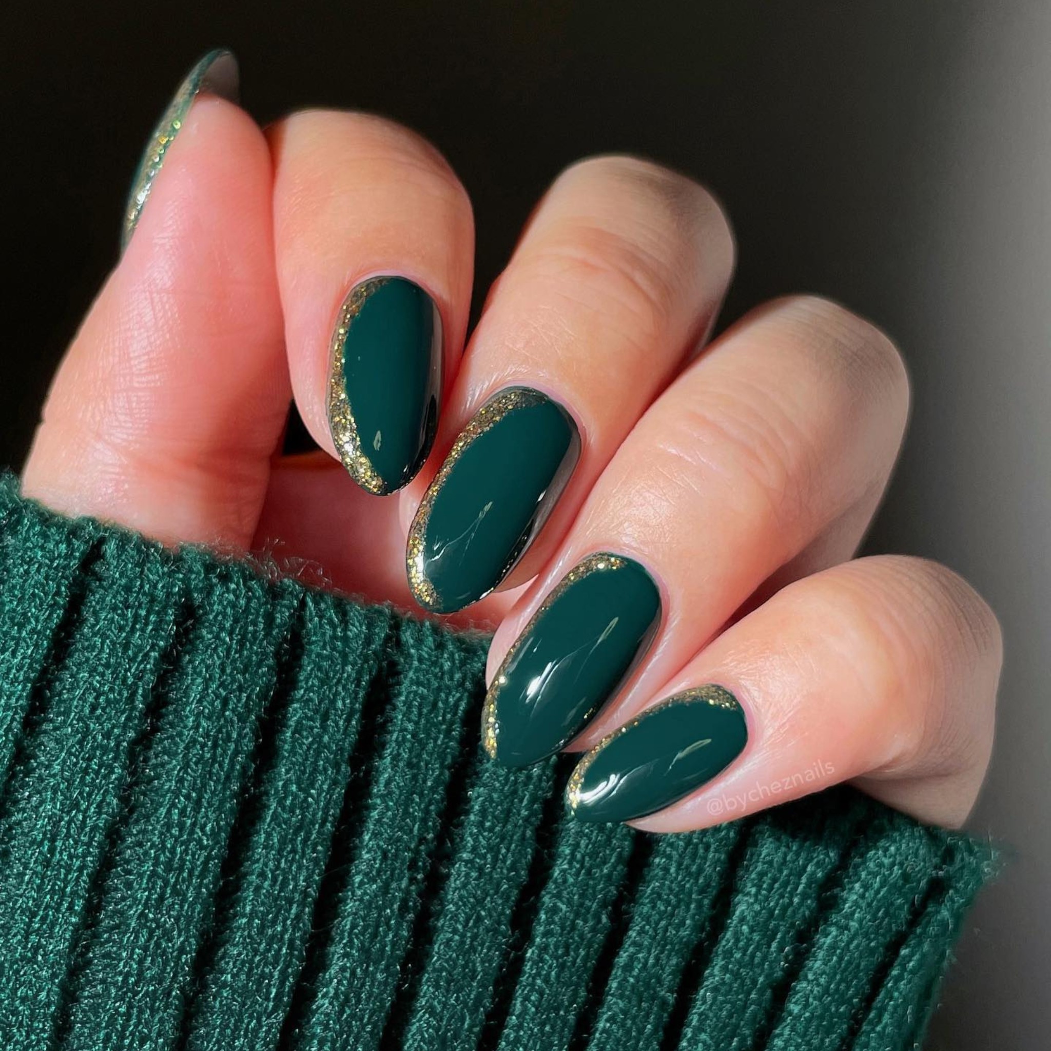 Classic Green with Gold Edges