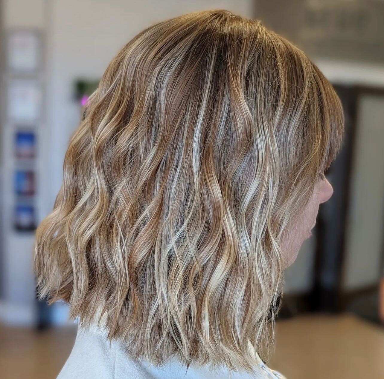 Honey Blonde with a Sun-Kissed Flair