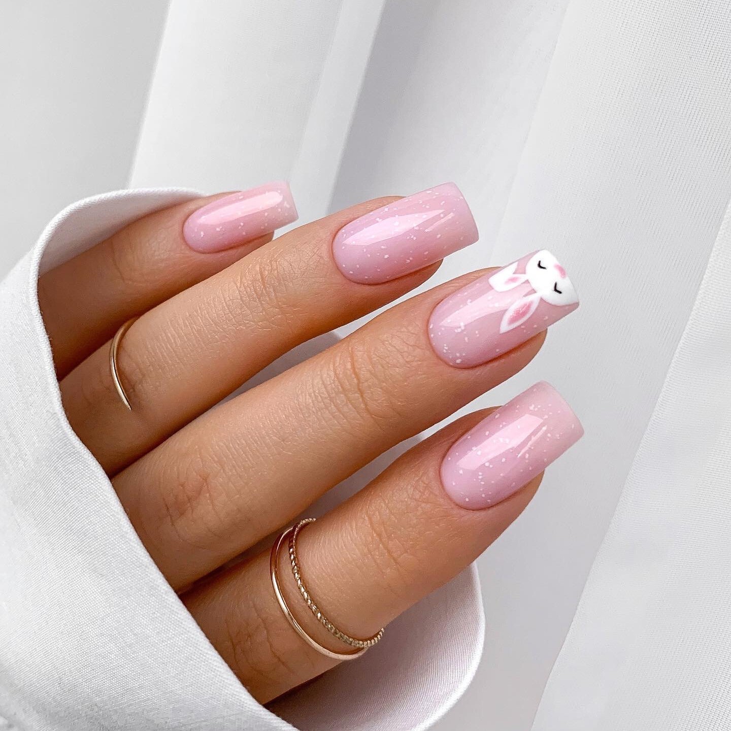 Playful Polka Dots and Bunny Whimsy