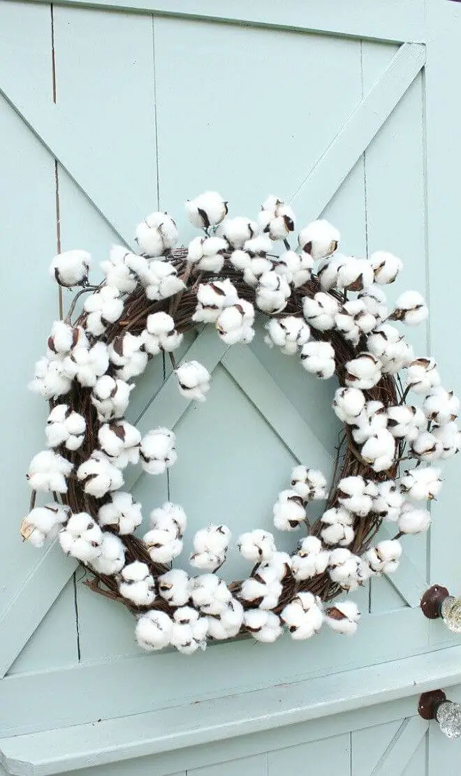 All Seasons Raw Cotton Door Ornament