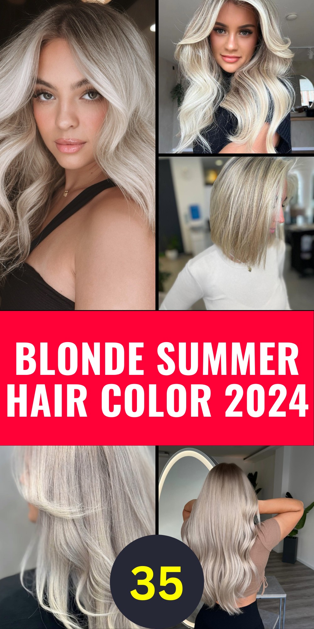 Beach Waves with Blonde Highlights