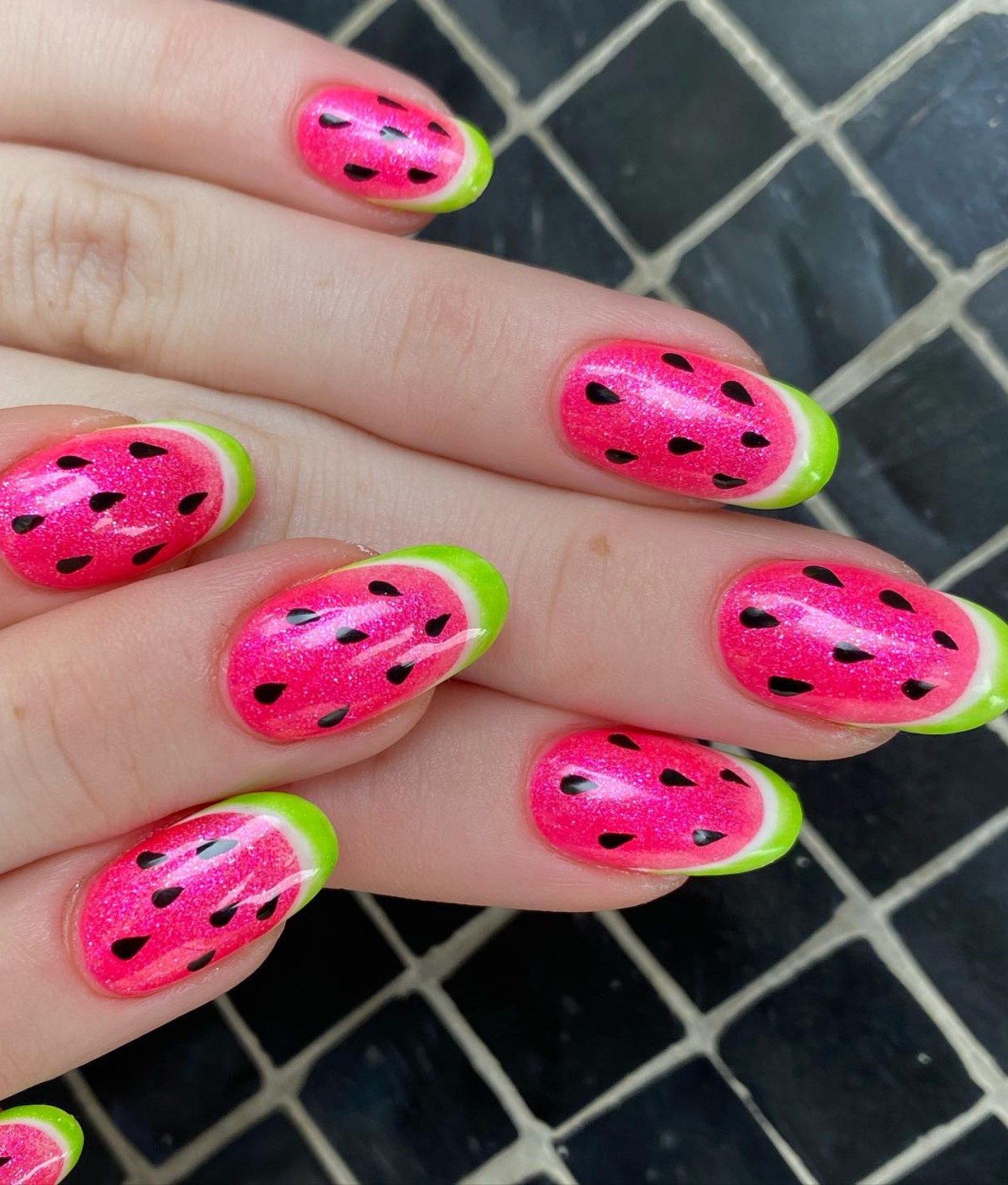 Neon Watermelon Glow