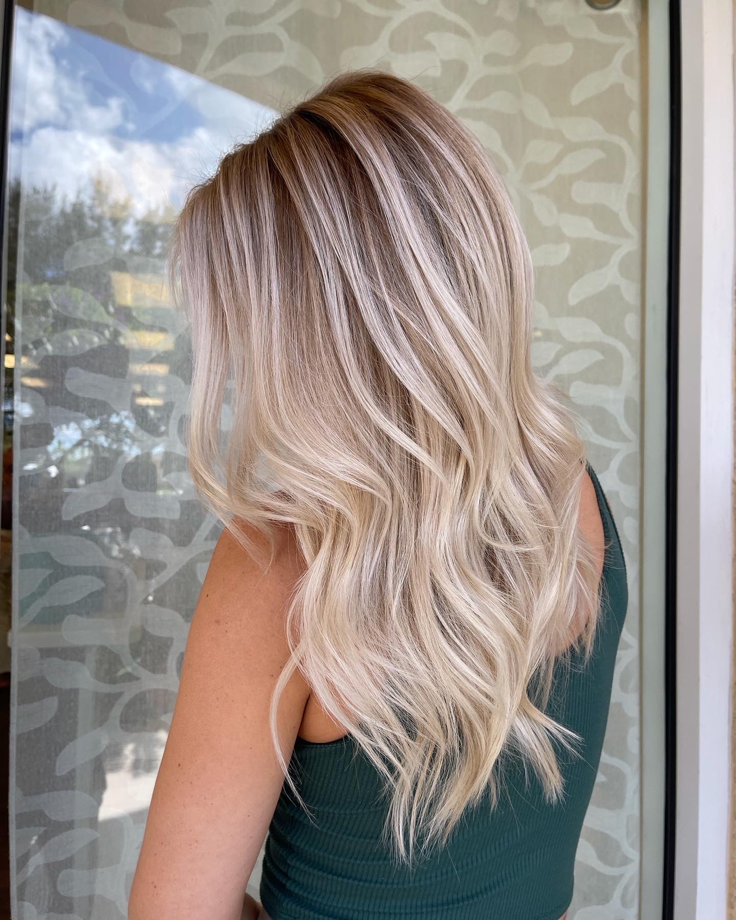 Shiny Blonde with Gentle Transitions Style