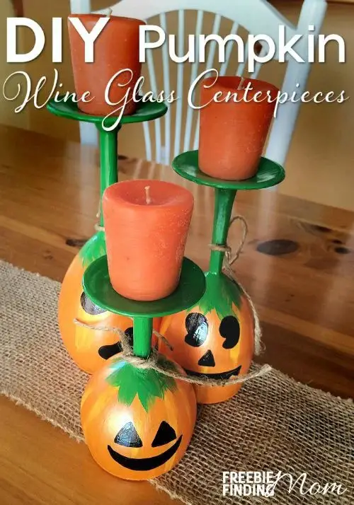 Smiley Pumpkins Light Up this Candle Holder