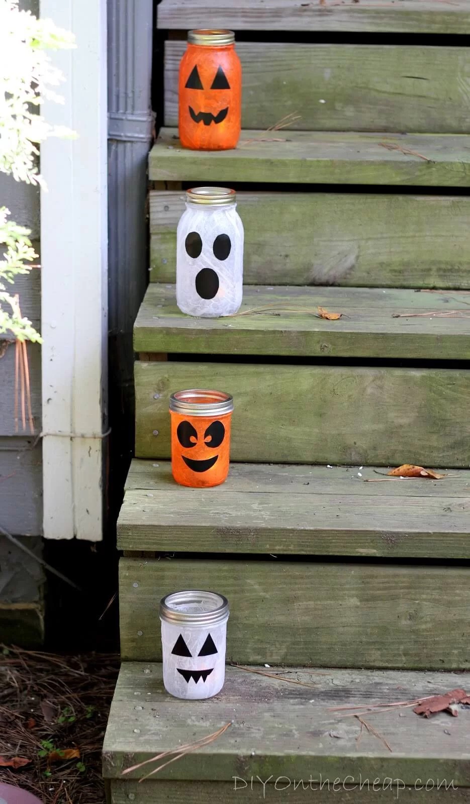 Jack O’Lantern Candle Holder Decorative Jars