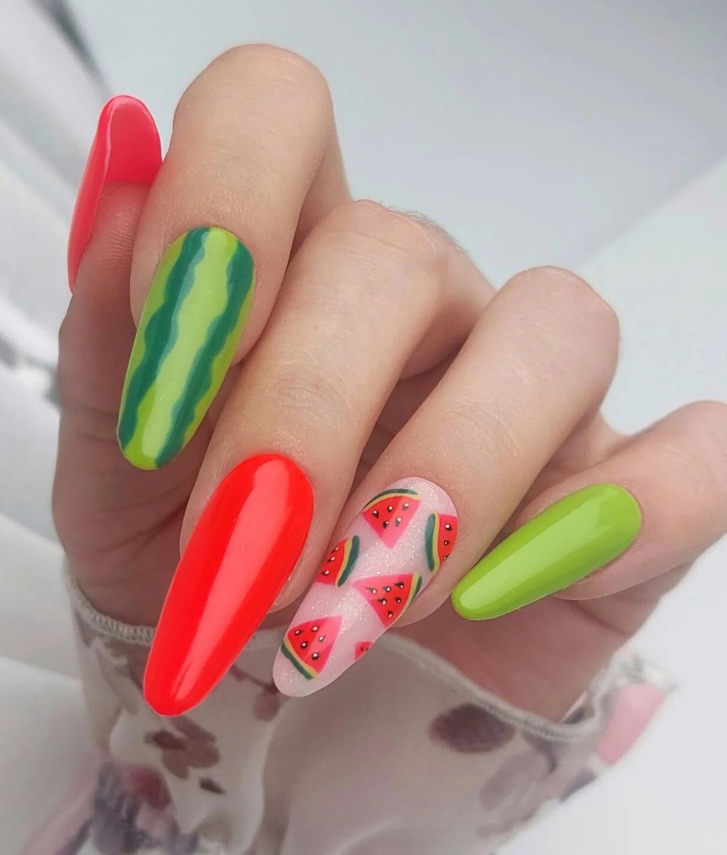 Vivid Watermelon Patchwork