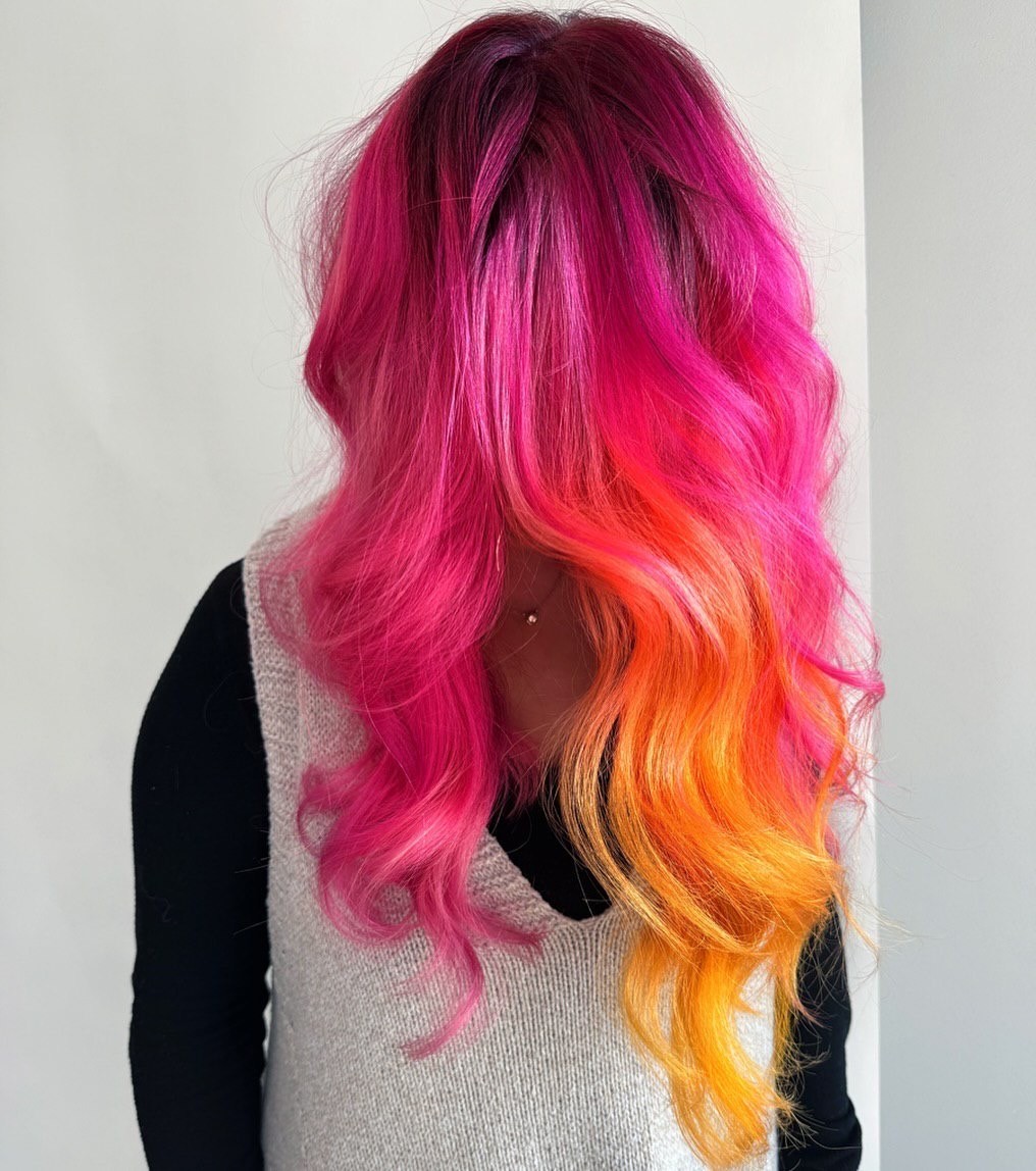 Flaming Sunset: The Fierce Ombre