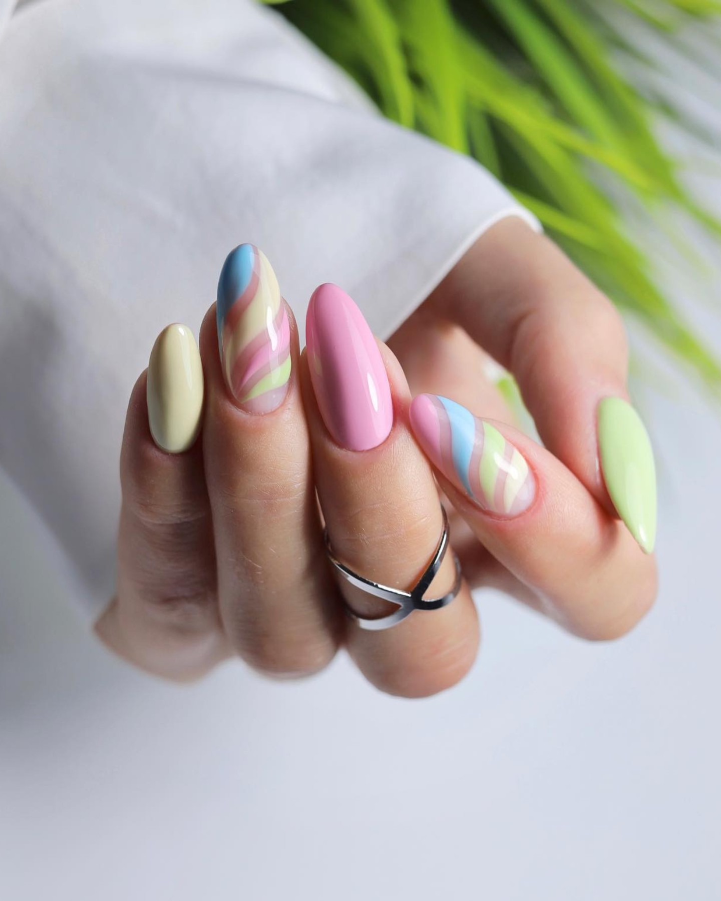 Swirling Candy Stripes