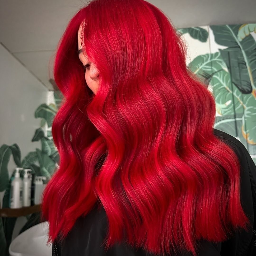 Vibrant Red Curls