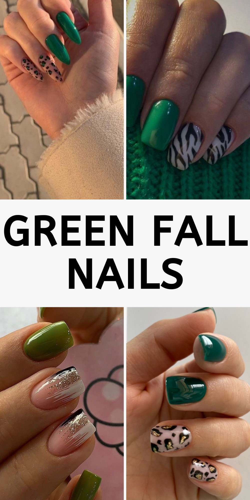 Sophisticated Army Green Nails