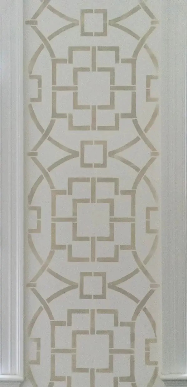 Geometric Stencil Design Perfect for Borders