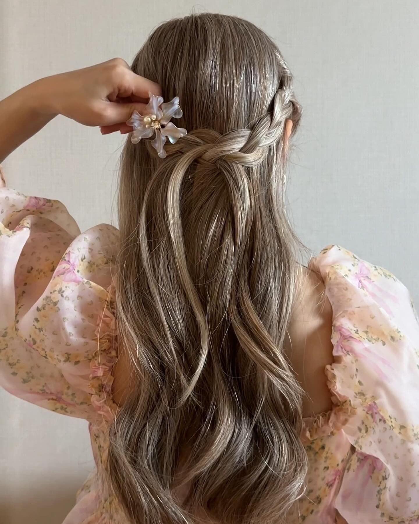 Romantic Braided Half-Updo