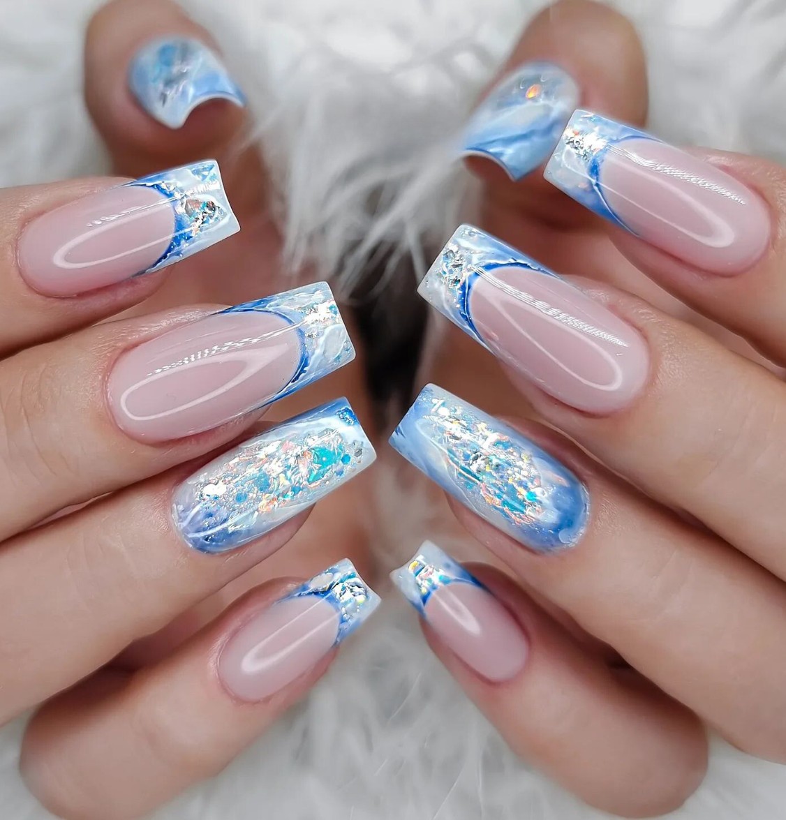 Icy Blue Elegance