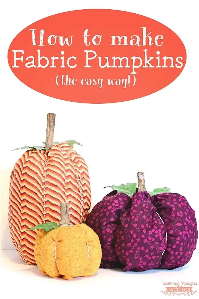 Fabric “Pumpkins” Have A Quaint Allure