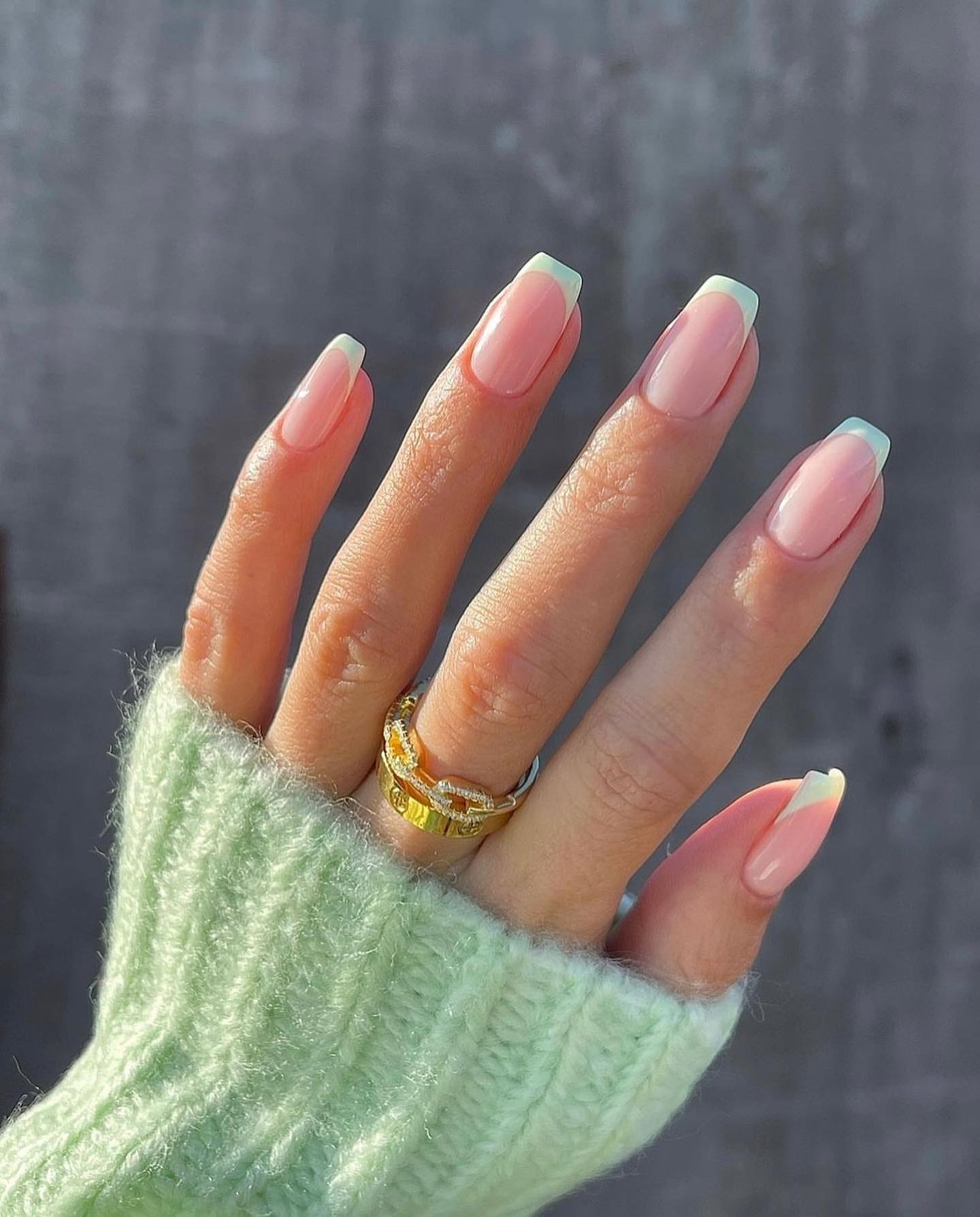 Elegant Pastel French Tips