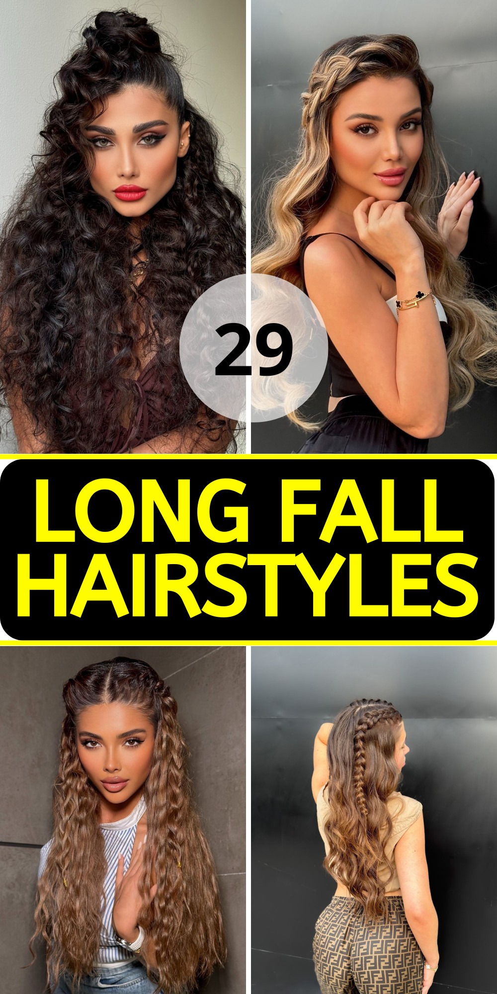 High Half-Up Ponytail with Waves