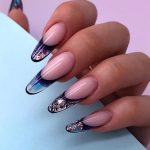 Chic 2024 Trends: 30 Dark Blue Acrylic Nails For Stunning Elegance