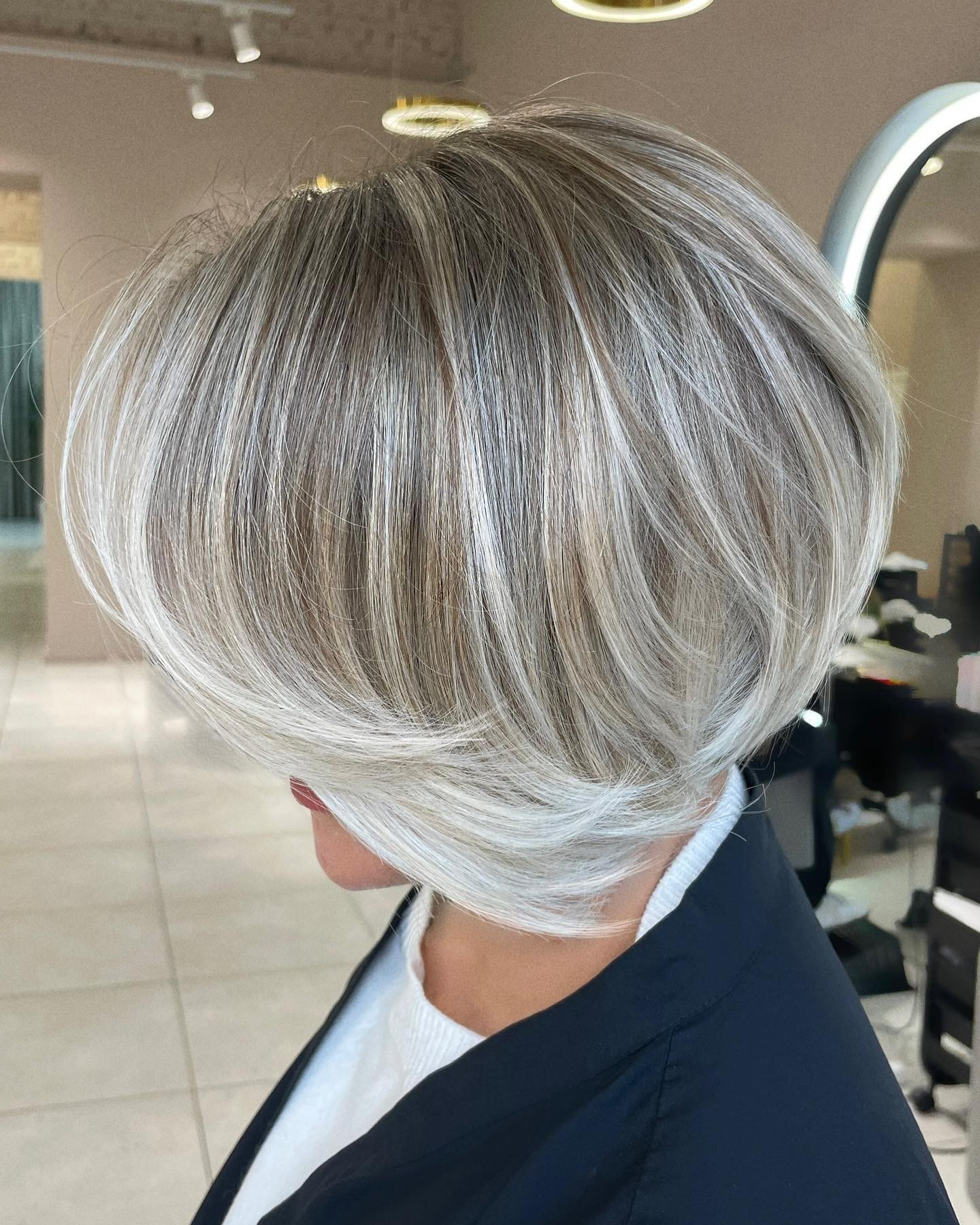 Silver Fox Bob: Sleek and Chic