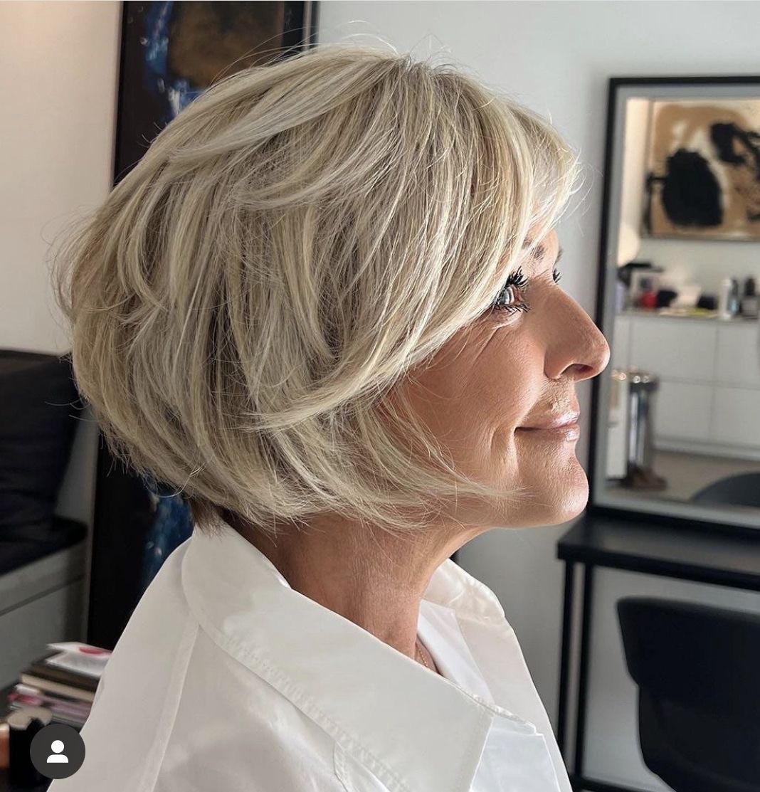 Refined Blonde Bob