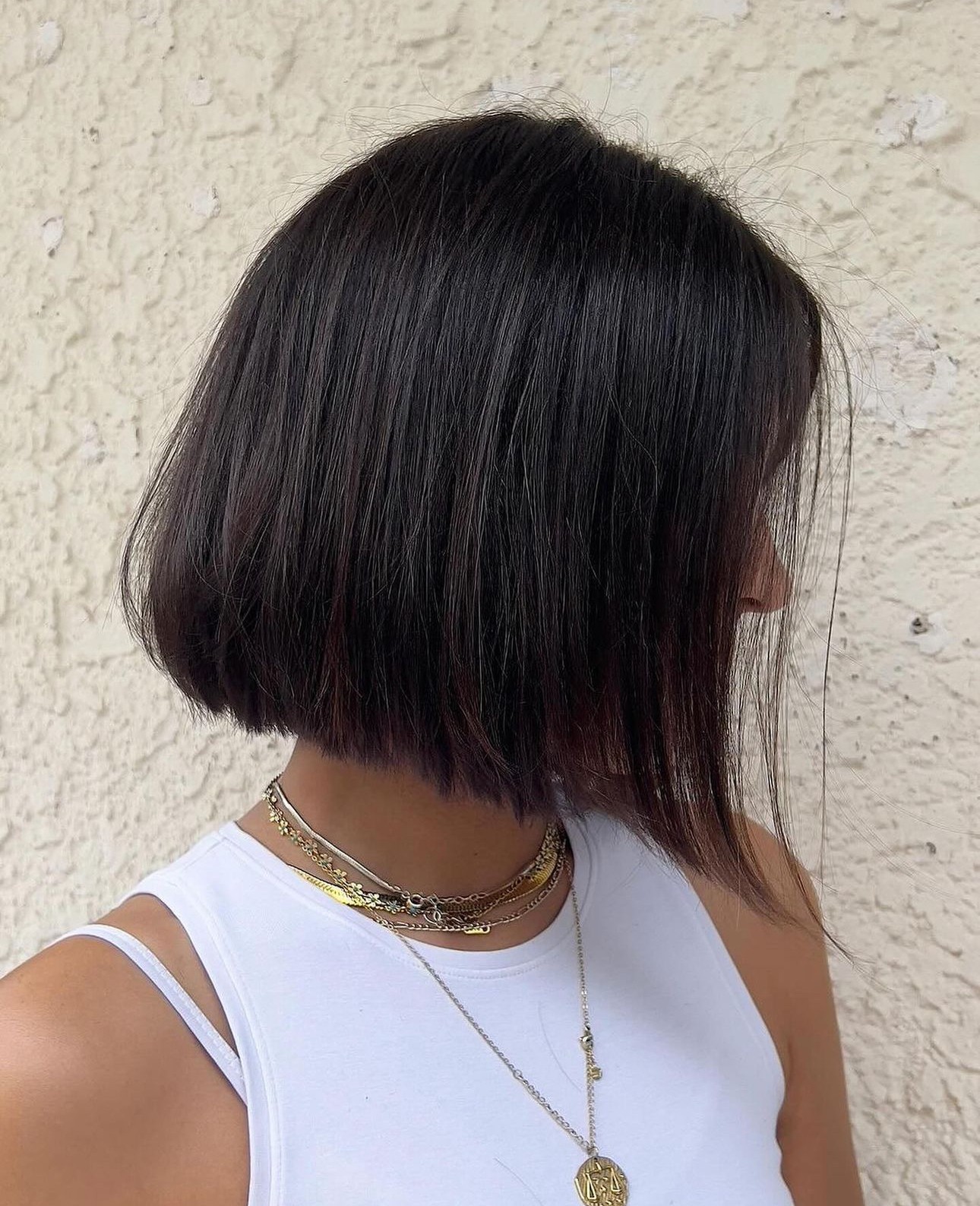 Textured Bob with Highlights