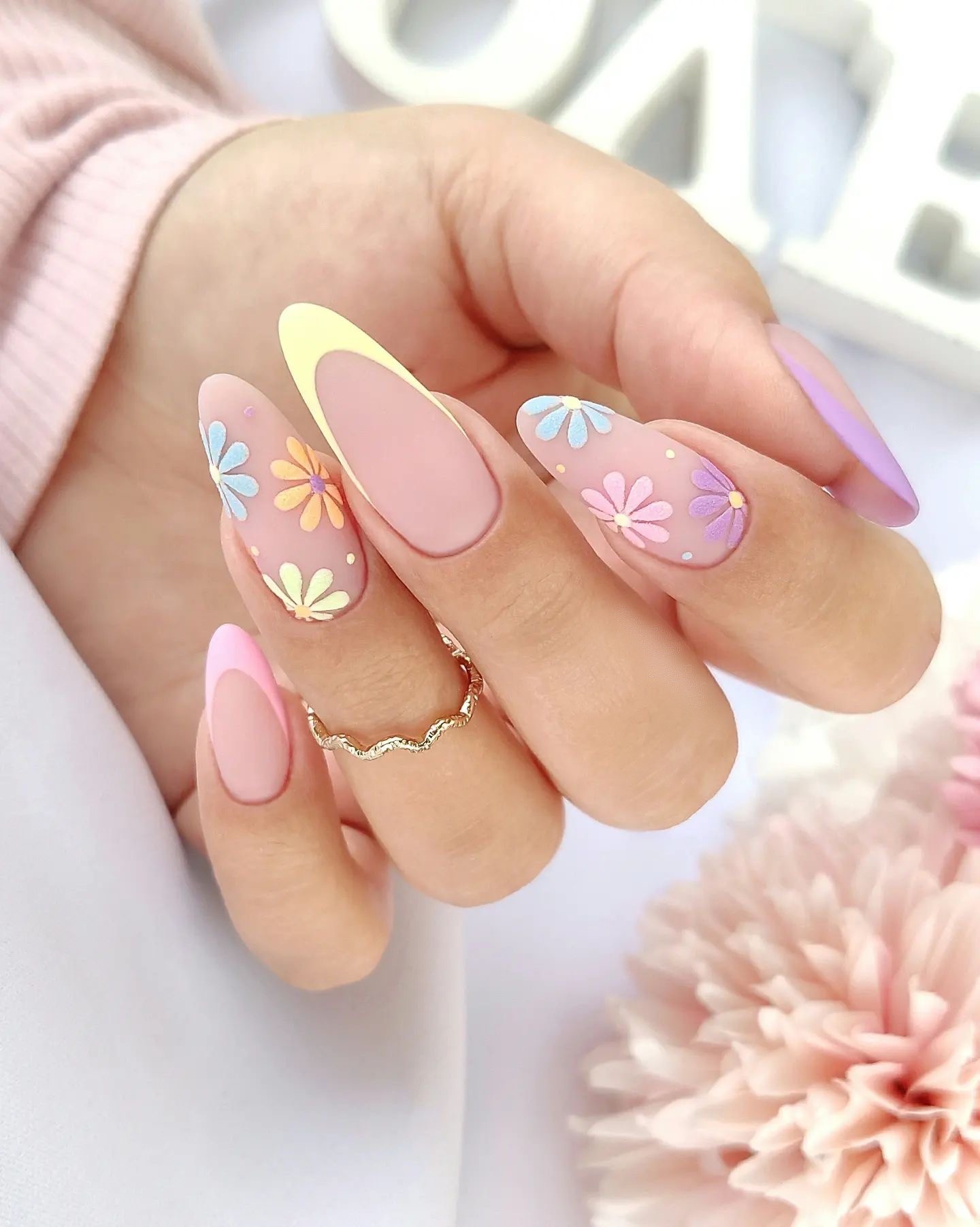 Pastel Petals with a Modern Twist