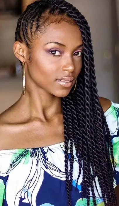 The Bohemian Rhapsody: Loose Braids with Natural Texture