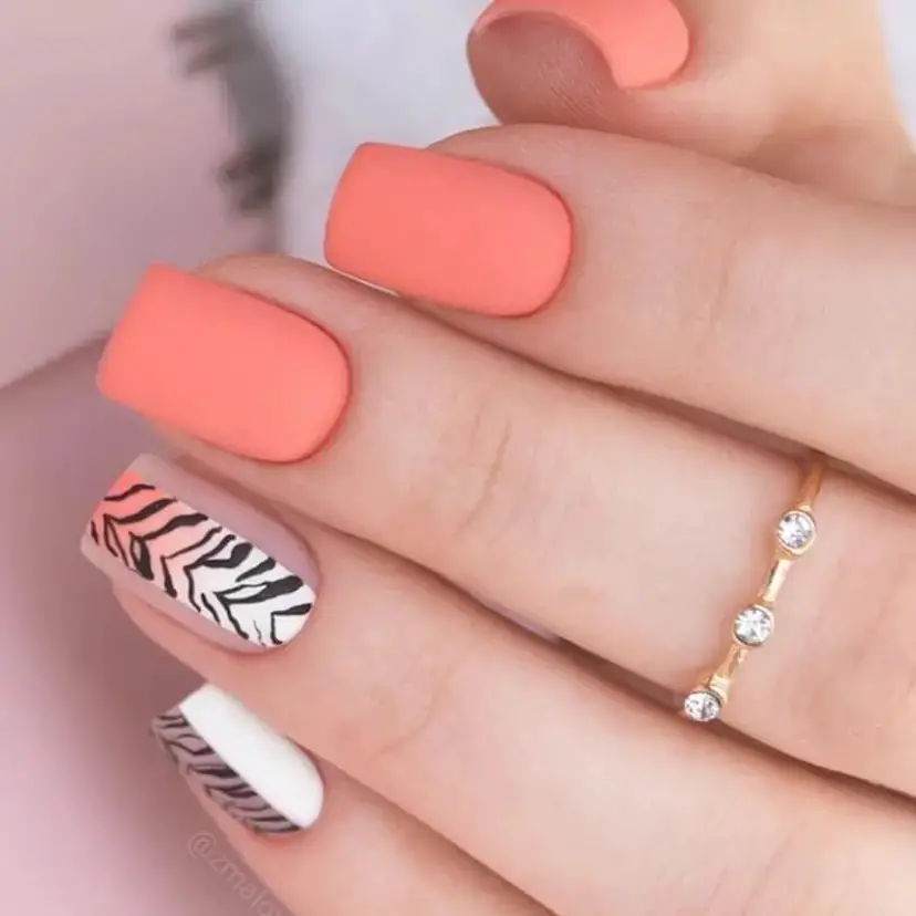 Wild and Bold: Coral Meets Zebra