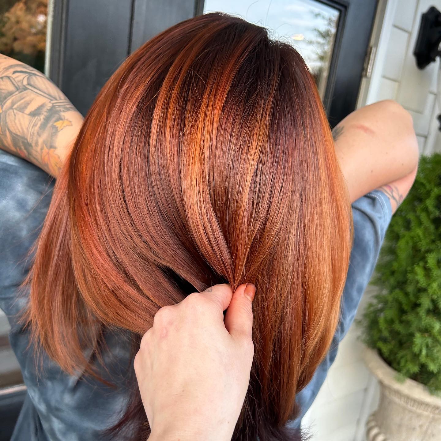 Fiery Auburn Shine