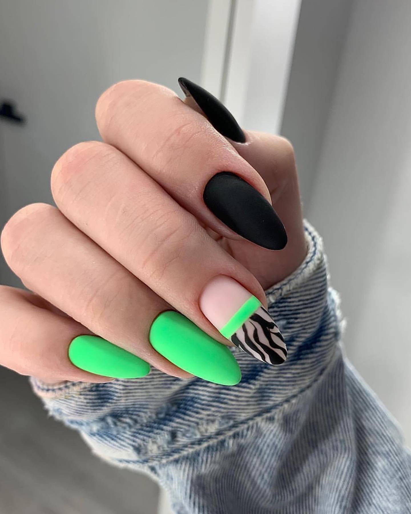 Bold Green and Black Combo