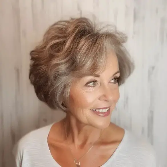 Sophisticated Gray Curls